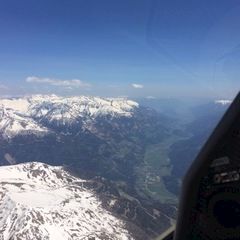 Flugwegposition um 12:38:08: Aufgenommen in der Nähe von Gemeinde Flattach, 9831, Österreich in 3309 Meter